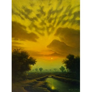 Zulfiqar Ali Zulfi, 30 x 40 Inch, Oil on Canvas, Landscape Painting-AC-ZUZ-098